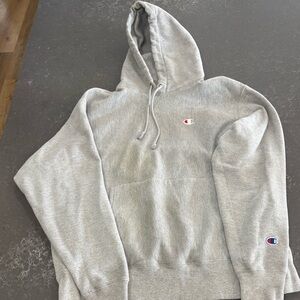 Champion Light Gray Men's Hoodie C9